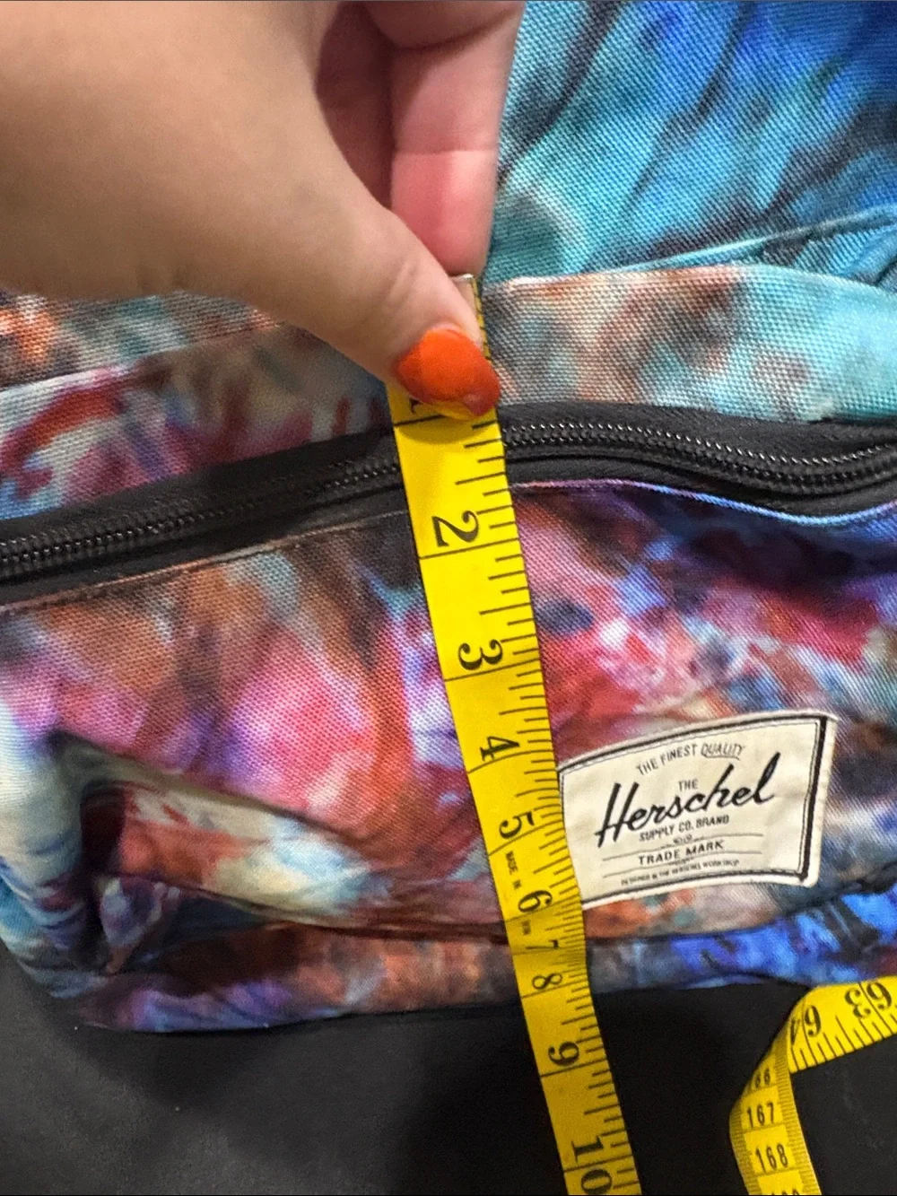 Herschel Supply Company Tie-Dye Blue Orange Multicolor Backpack